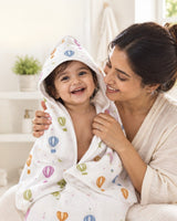 Sky Adventures | Muslin Hooded Baby Towel
