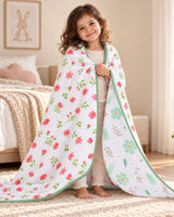 Elva | Reversible Muslin Baby Blanket