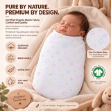 Celestial Trio | Organic Muslin Baby Swaddle (GOTS Certified)
