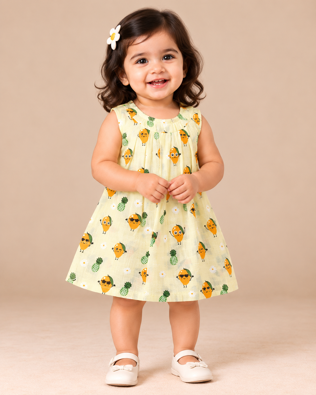 Alora | Cotton Muslin A-Line Frock