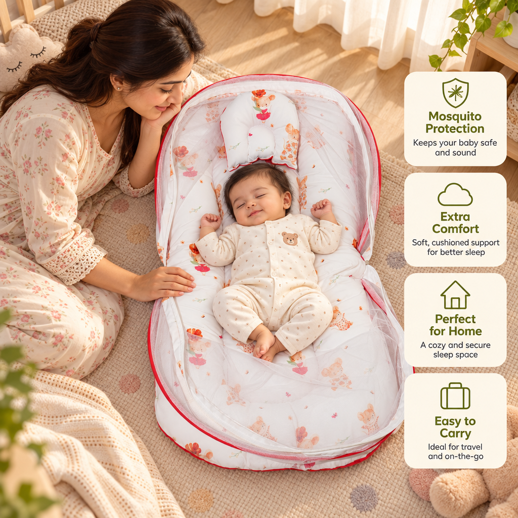Dreamlet | Baby Bed With Mosquito Net