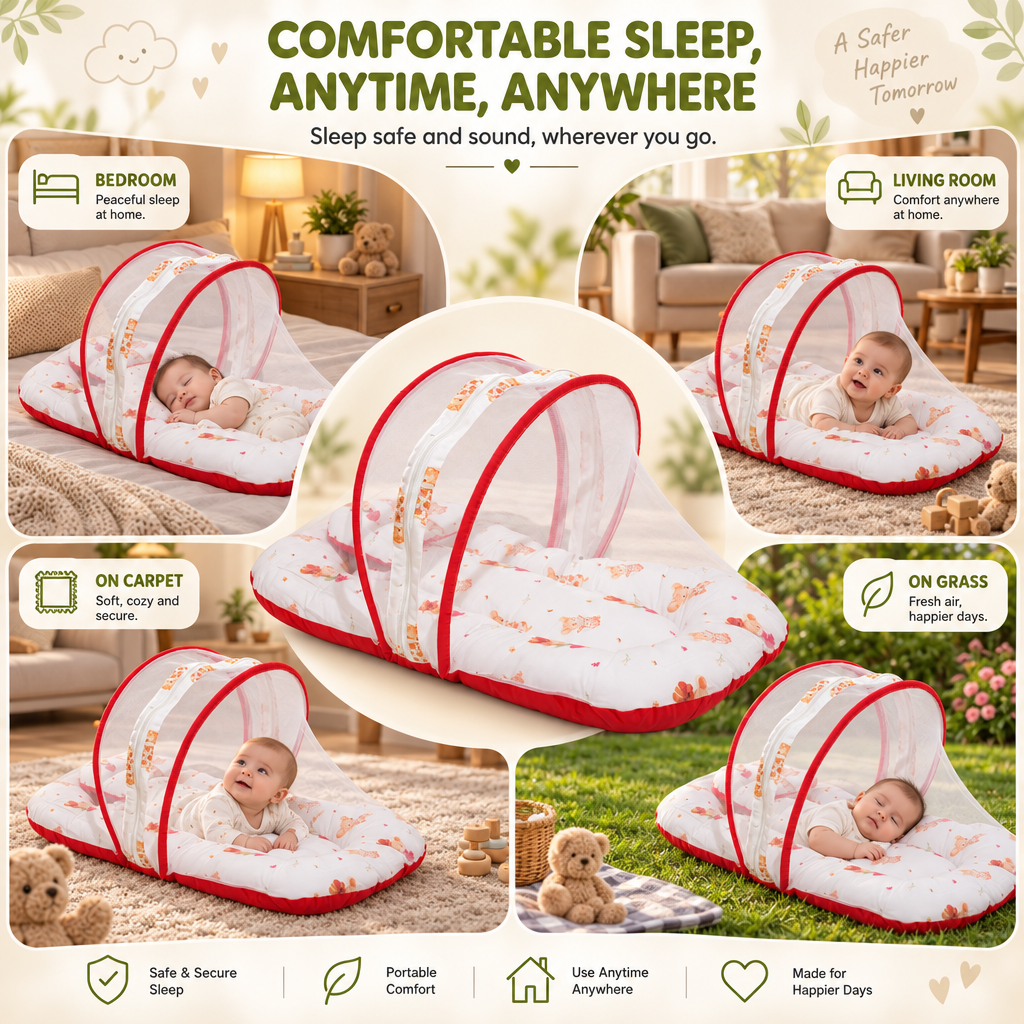 Dreamlet | Baby Bed With Mosquito Net