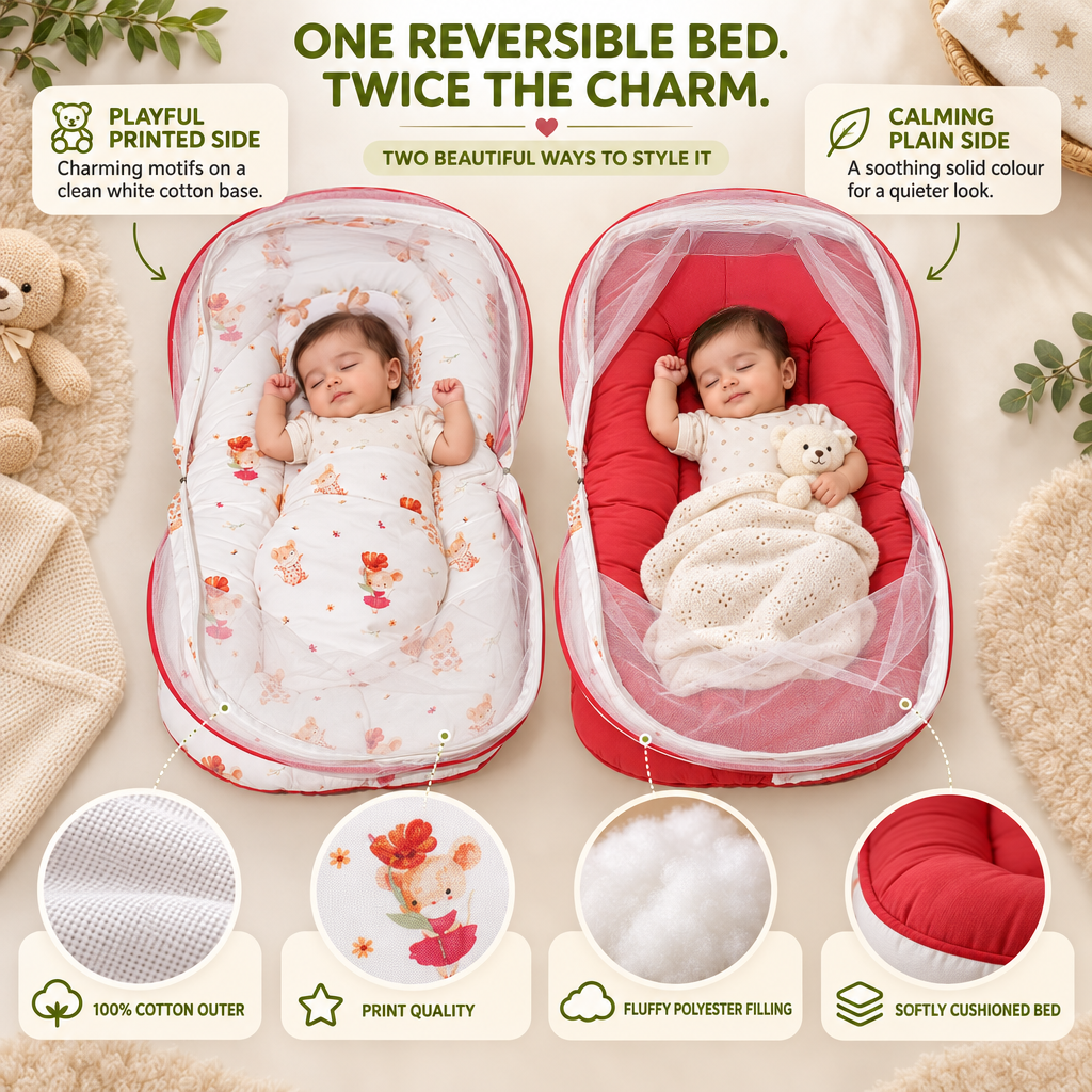 Dreamlet | Baby Bed With Mosquito Net