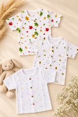 Poma | Organic Muslin Half Sleeve Baby Jabla