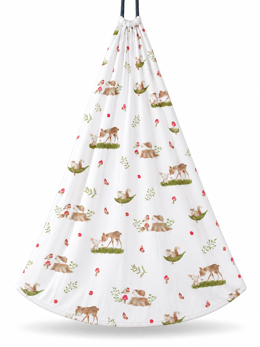 Swaya | Printed Cotton Baby Thottil with Net