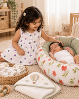 Lunora | Cotton Muslin Button Frock