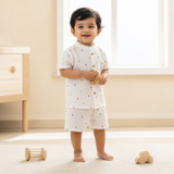 Aria | Organic Muslin Mandarin Collar Co-ord