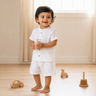 Aria | Organic Muslin Mandarin Collar Co-ord
