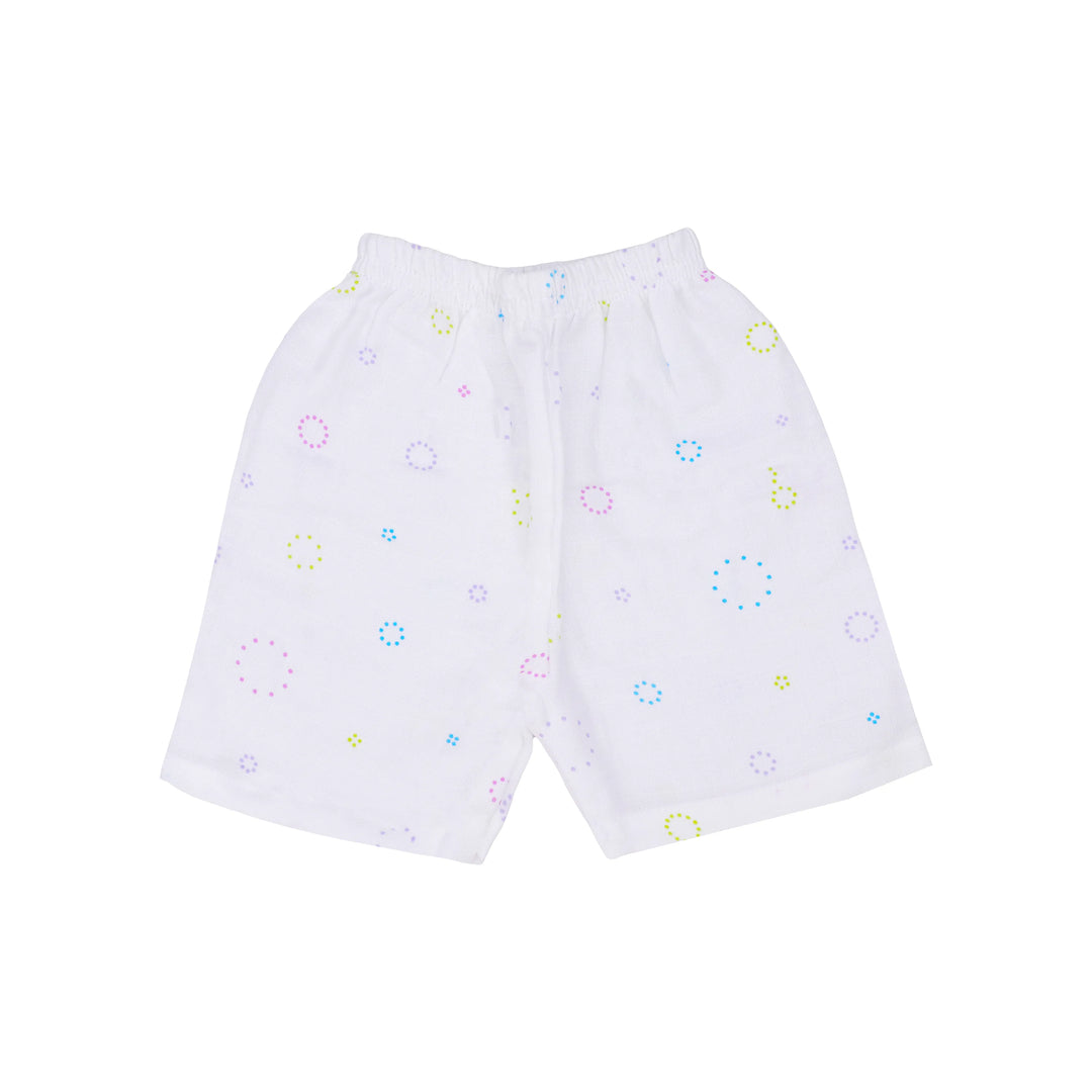 Autumn Breeze | Organic Muslin Collar Shirt & Shorts Set