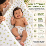 Vela | Printed Cotton Baby Thottil with Net