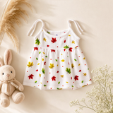 Dancing Knot | Organic Muslin Baby Frock