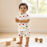 Aria | Organic Muslin Mandarin Collar Co-ord