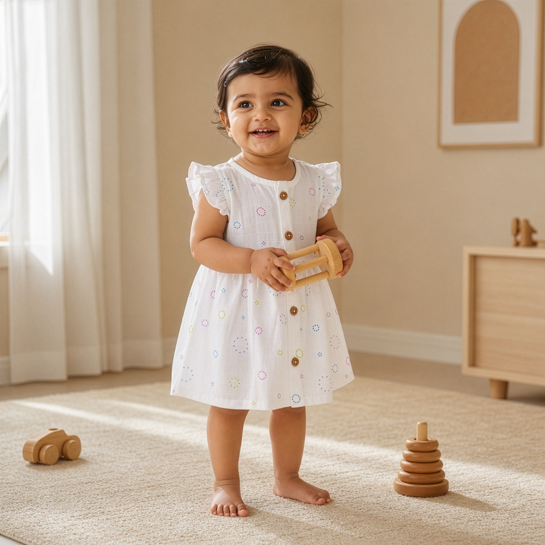 Organic Muslin Frock