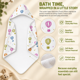 Sky Adventures | Muslin Hooded Baby Towel