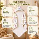 Sky Adventures | Muslin Hooded Baby Towel