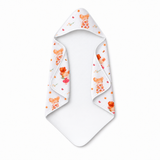 Tiny Whiskers  | Muslin Hooded Baby Towel