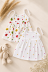 Lyra Knot | Organic Muslin Baby Frock