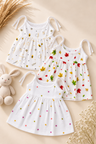 Petal Knot | Organic Muslin Baby Frock