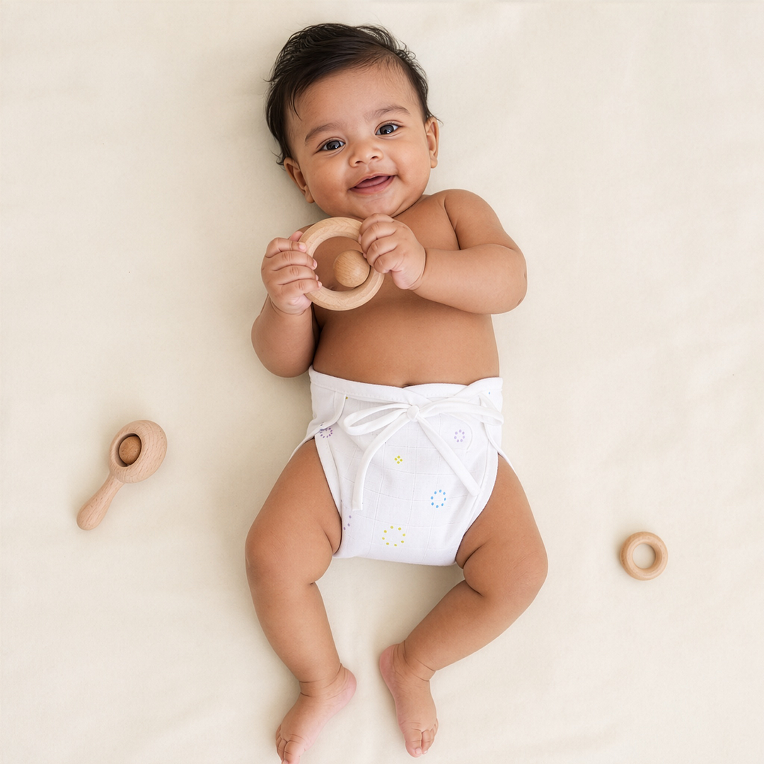 Geo Tots | Organic Muslin Baby Nappy