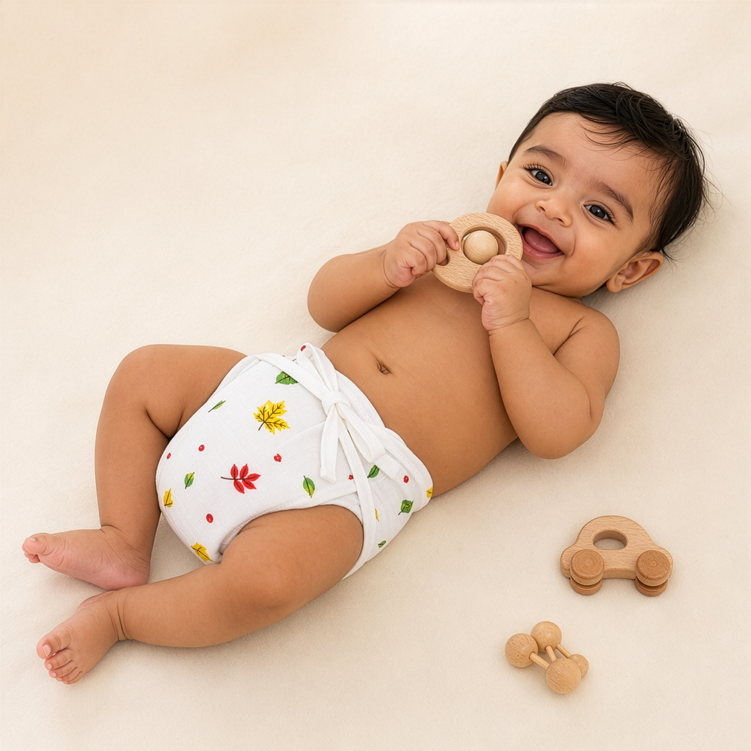 Geo Tots | Organic Muslin Baby Nappy