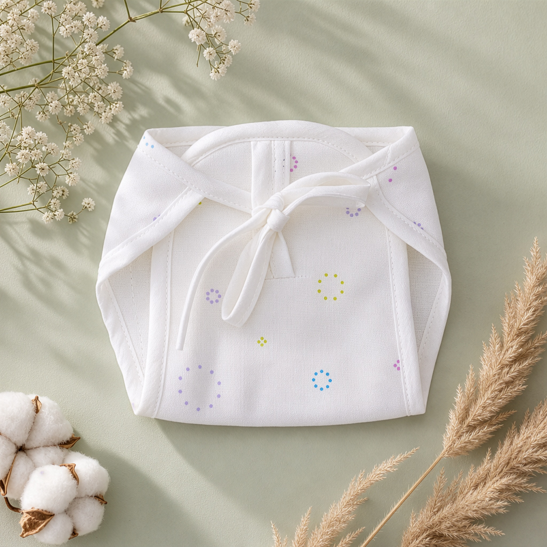 Geo Tots | Organic Muslin Baby Nappy