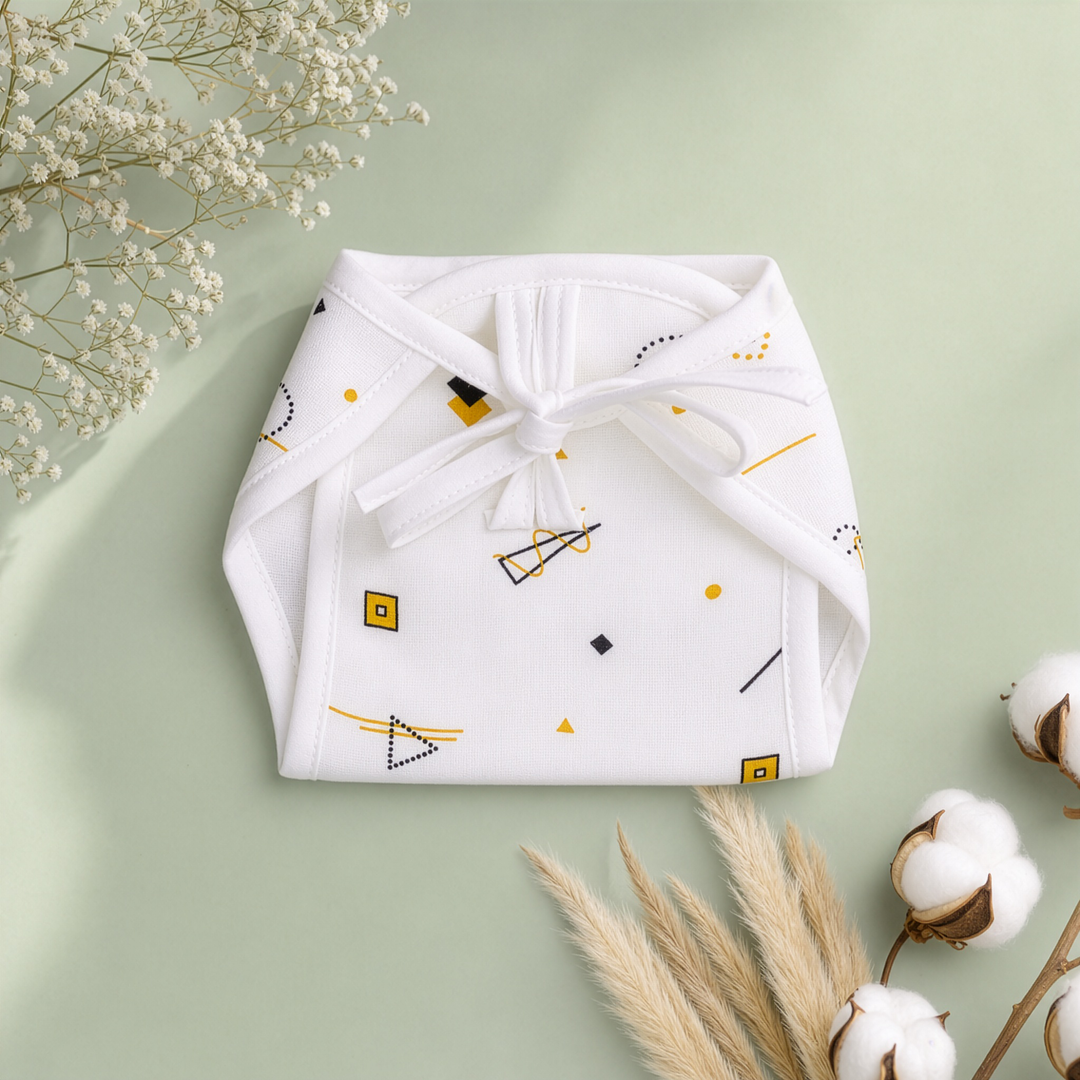 Geo Tots | Organic Muslin Baby Nappy