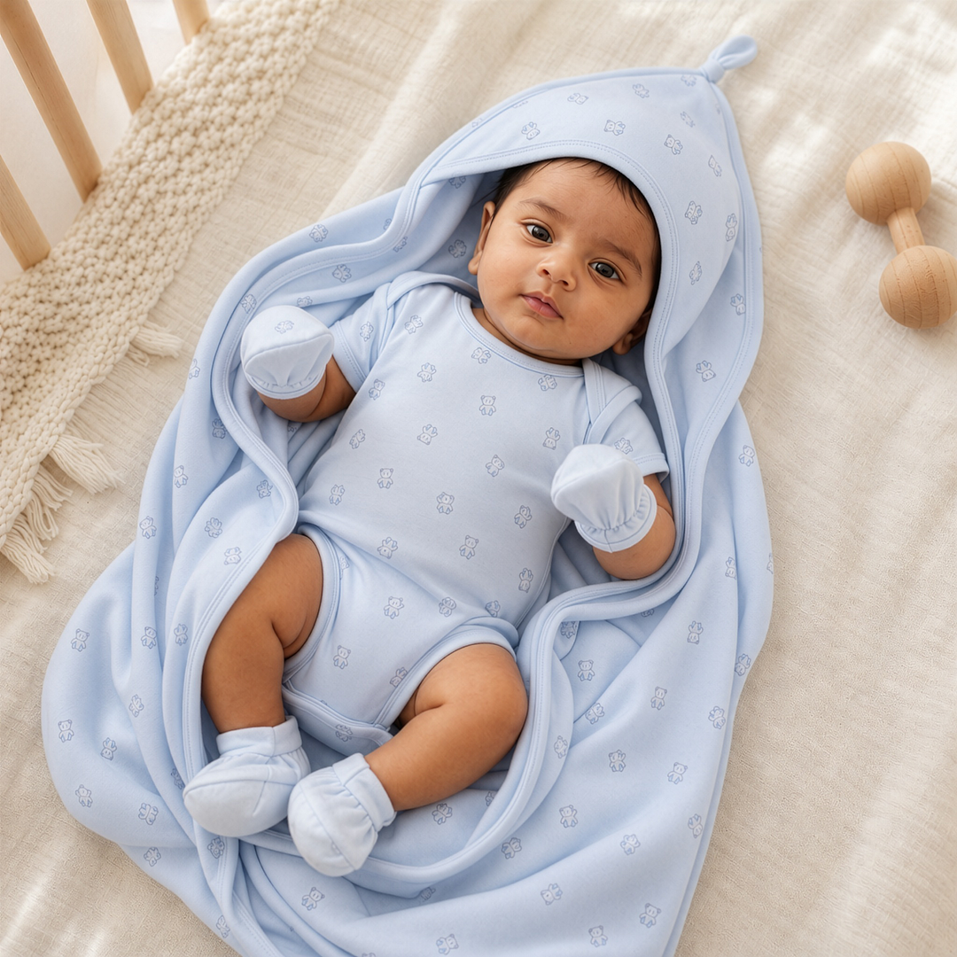 Hello Baby Pink | Newborn 5-Piece Essentials Set