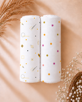 Maple Story | Organic Muslin Baby Swaddle (GOTS Certified)