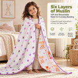 Cloud Nine | Reversible Muslin Baby Blanket