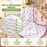 Cloud Nine | Reversible Muslin Baby Blanket