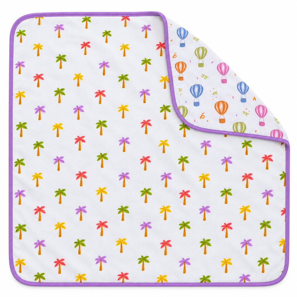 Mimi | Reversible Muslin Baby Blanket