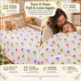 Mimi | Reversible Muslin Baby Blanket