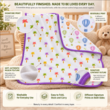 Mimi | Reversible Muslin Baby Blanket