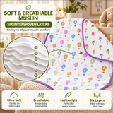 Mimi | Reversible Muslin Baby Blanket