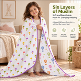 Mimi | Reversible Muslin Baby Blanket