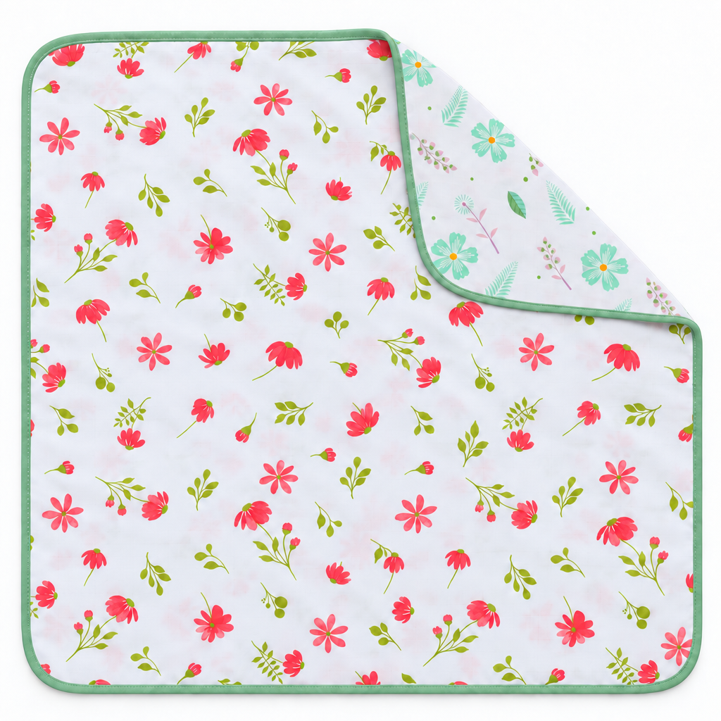 Elva | Reversible Muslin Baby Blanket
