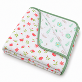 Elva | Reversible Muslin Baby Blanket