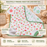 Elva | Reversible Muslin Baby Blanket