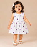 Elorie | Cotton Muslin Mixed Frock (Any Designs)