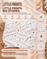 Maple Story | Organic Muslin Baby Swaddle (GOTS Certified)