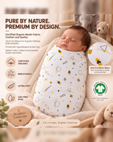 Maple Story | Organic Muslin Baby Swaddle (GOTS Certified)