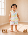 Wavy | Muslin Sleeveless Baby Co-ord